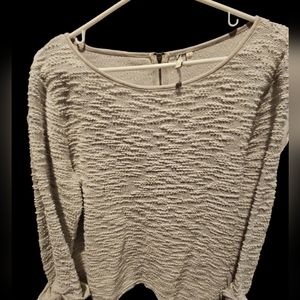 Womens Calvin Klein woven off white top